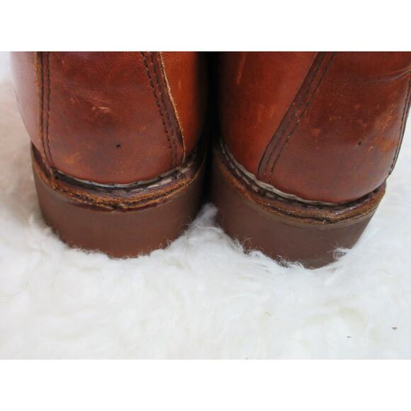 Vintage Men's DEXTER Vibram Leather Hiking Work Boots 722419 W742-2 Size 8.5 - Picture 9 of 16